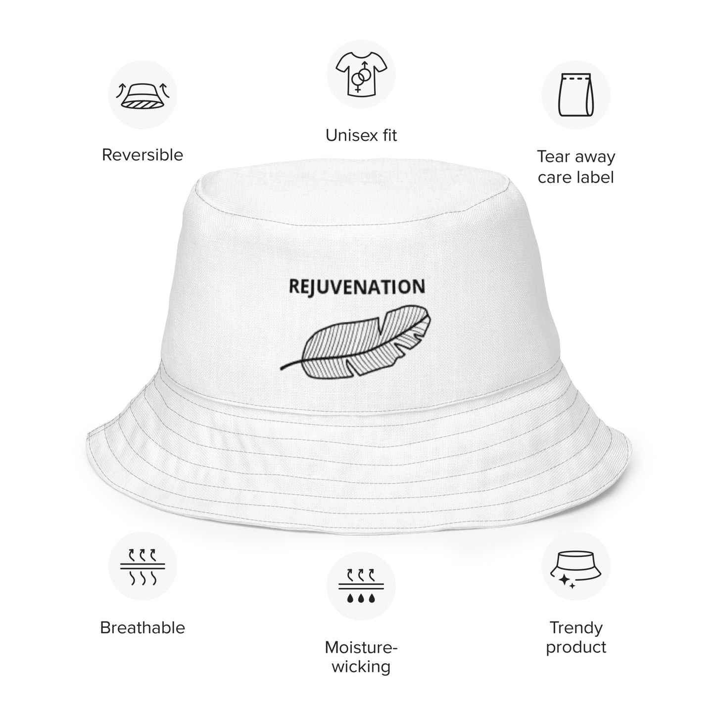 Reversible bucket hat